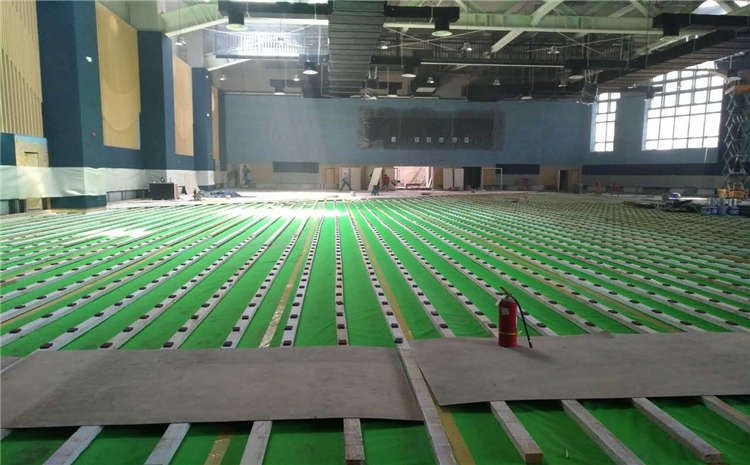 體育木地板鋪裝流程