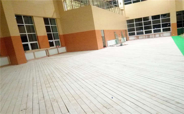 楓樺木木地板籃球館廠家報價表