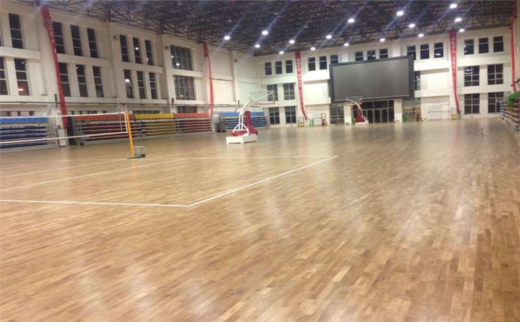 五角楓體育館木地板單層龍骨結(jié)構(gòu)