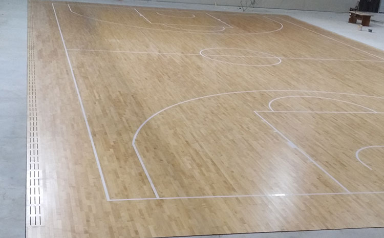 拉薩實木運動地板怎么安裝