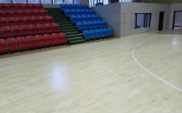 硬木企口運(yùn)動(dòng)體育地板雙層龍骨結(jié)構(gòu)