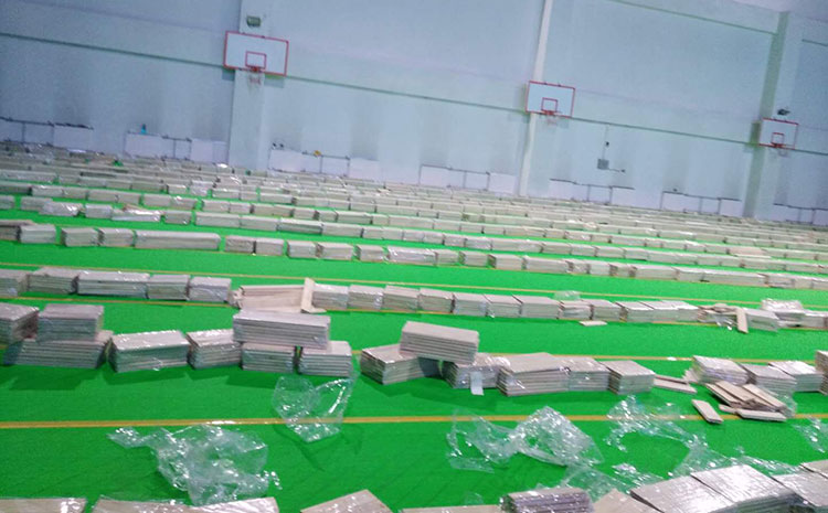 場館體育場木地板圖片