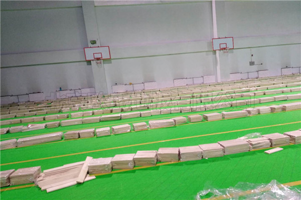 北京房山區(qū)燕山體育館木地板項目