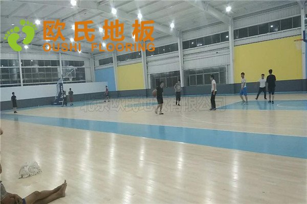 杭州富陽區(qū)23籃球館木地板項目