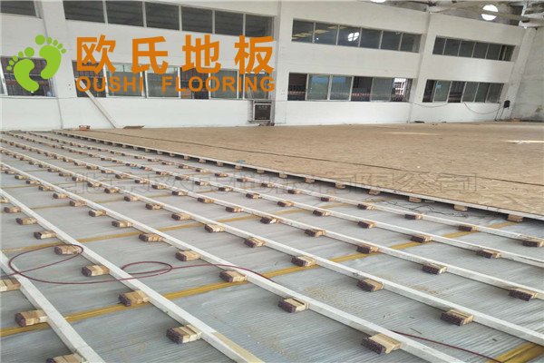 廣東YBDL江門(mén)HOOP PARK籃球公園木地板項(xiàng)目