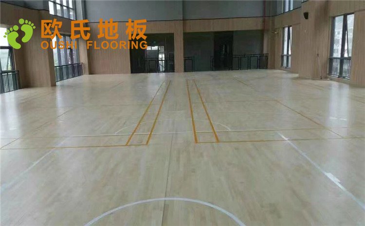 蘇州仁恒公園世紀會所羽毛球木地板圖片