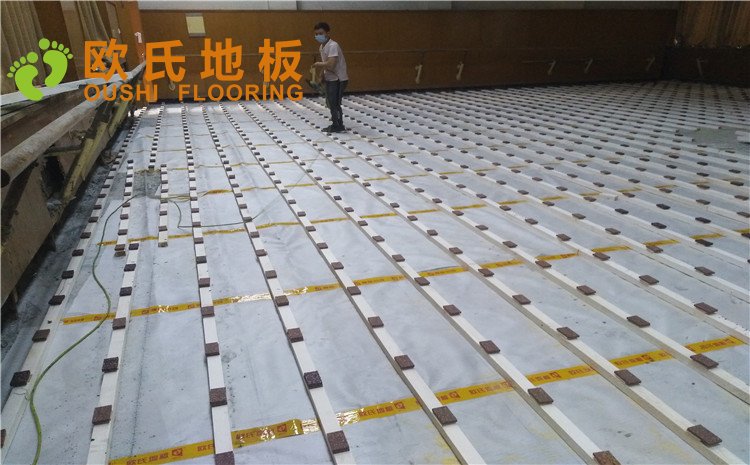 北京舞蹈學(xué)院舞蹈室木地板