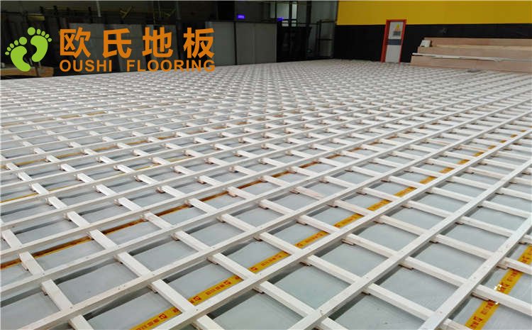 江蘇揚(yáng)州海蘭德瓊花籃球館木地板項(xiàng)目