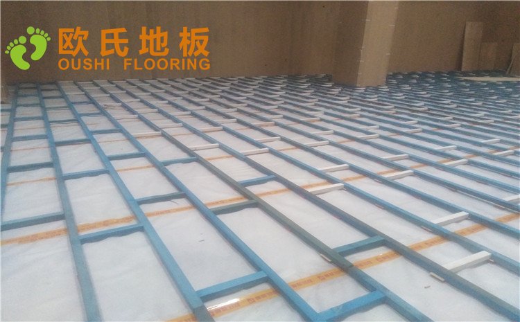 青島市黃島區(qū)濱海街道中心小學(xué)體育館木地板