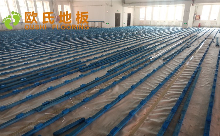 烏魯木齊烏蘇市南區(qū)第二中學(xué)體育館木地板項目